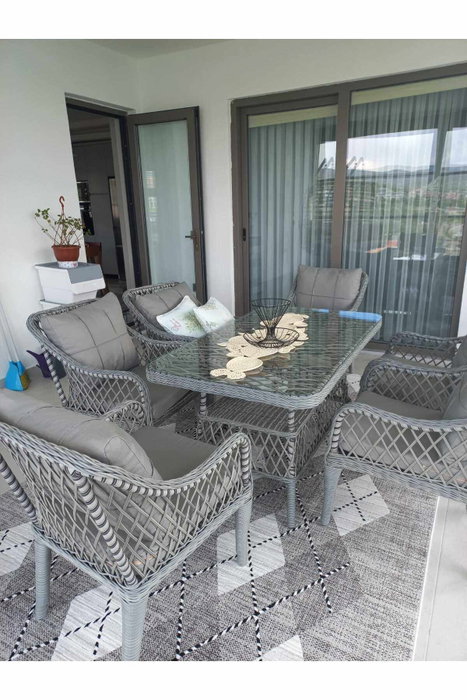 Hanah Home Hisar 6+1 - Gris